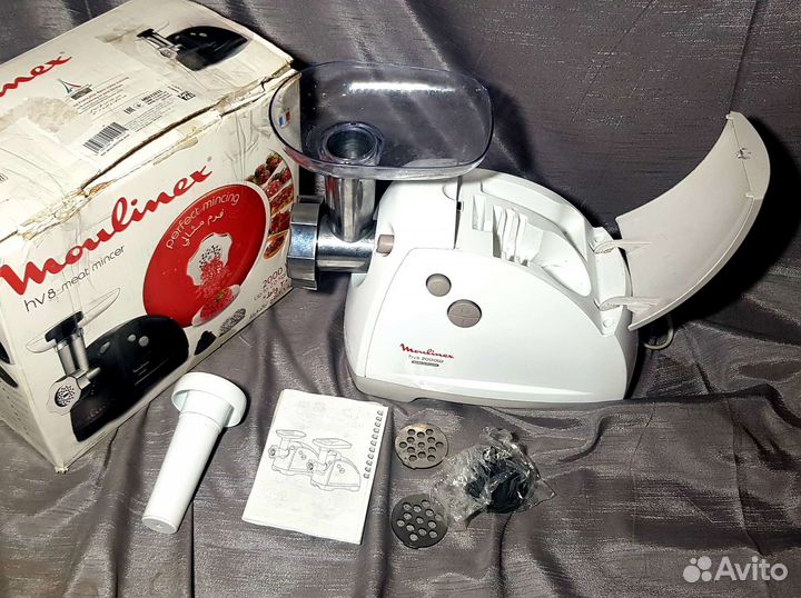 Новая мясорубка Moulinex HV8 ME620132