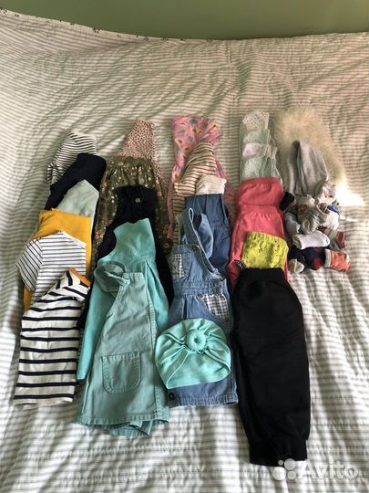 Пакет вещей на девочку 86
