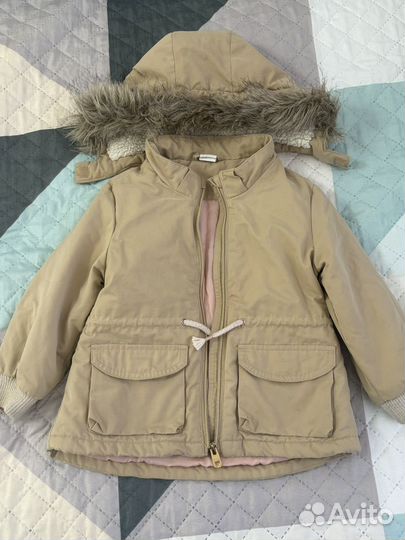 Парка для девочки 92 h&m