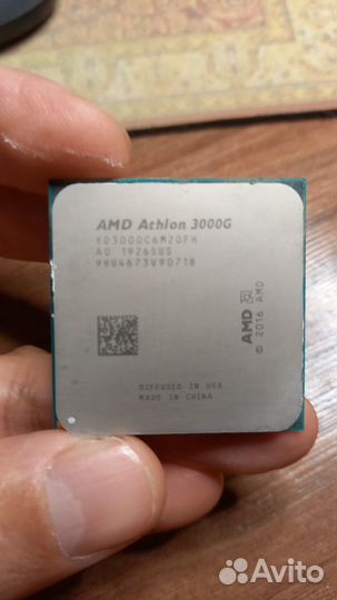 Процессор AMD athlon 3000g