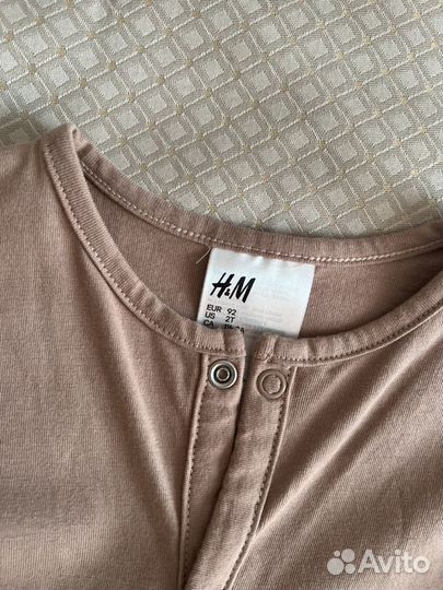 Пижама слип 92 h&m