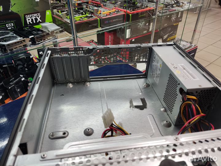 Корпус системного блока офисный Черный + бп 250W