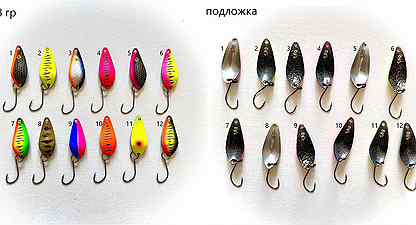 Форелевая блесна Trout Bait MiAtom 1.8-3.2