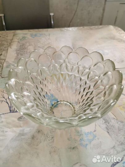 Фруктовница стекло СССР