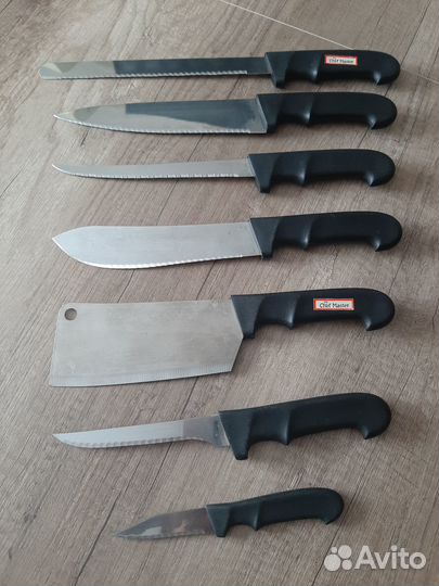 Ножи кухонные Chef Master, 7 шт. Stainless still