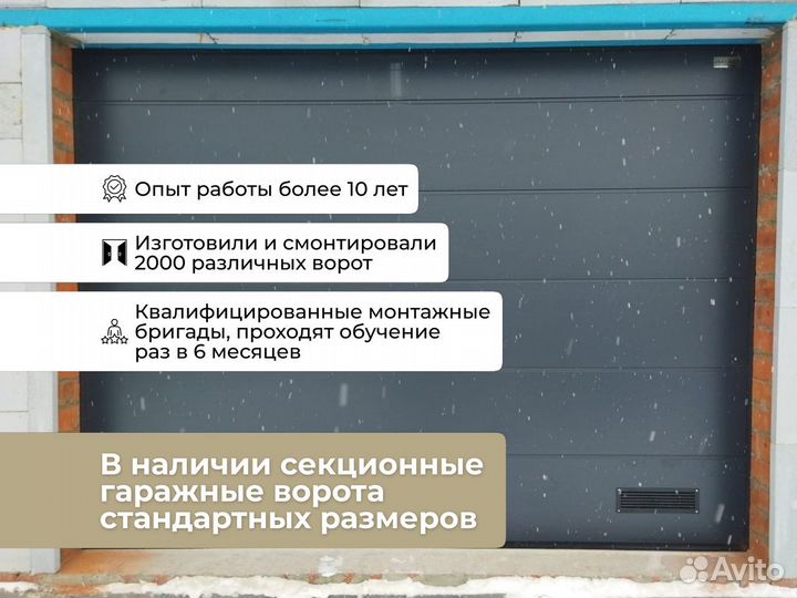 Секционные ворота Алютех