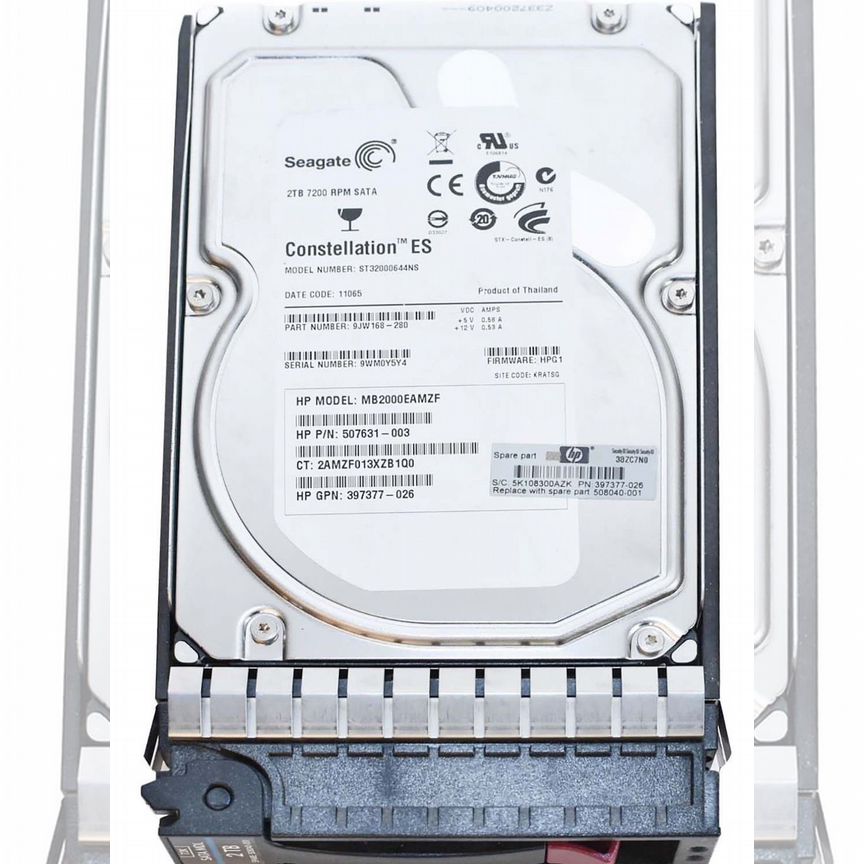 [9JW168-280] Жесткий Диск Hp 2tb 7200 Sata2 3.5" 9jw168-280
