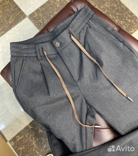 Брюки Loro Piana сер