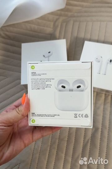 Наушники apple airpods 3 новые запечатанные