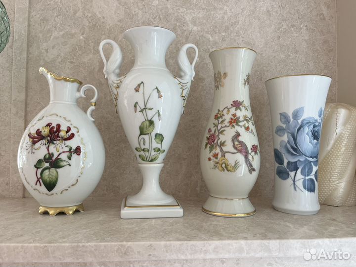 Вазы до 24 см фарфор шуман,бавария Hackefors