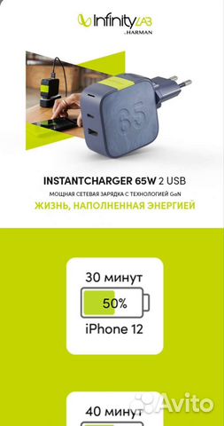 Зарядное устройство macbook type c 65w gan