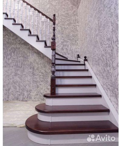 Деревянные лестницы. Обшиваем метал и бетон объявление продам