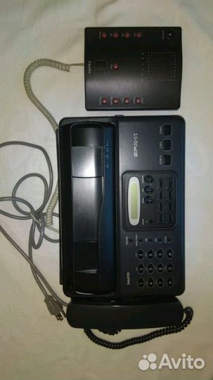 Лот: телефон-факс + автоответчик + факс-бумага