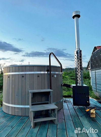 Банный чан купель с подогревом Ирий Комфорт