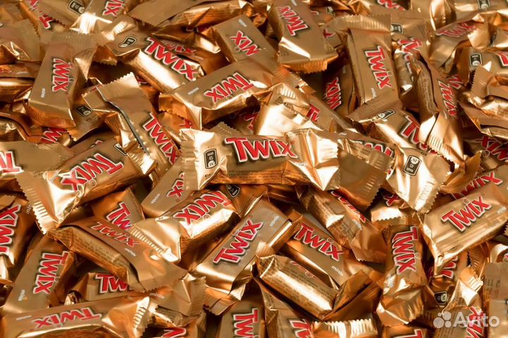 Шоколадные конфеты Twix Minis, Печенье карамель, К