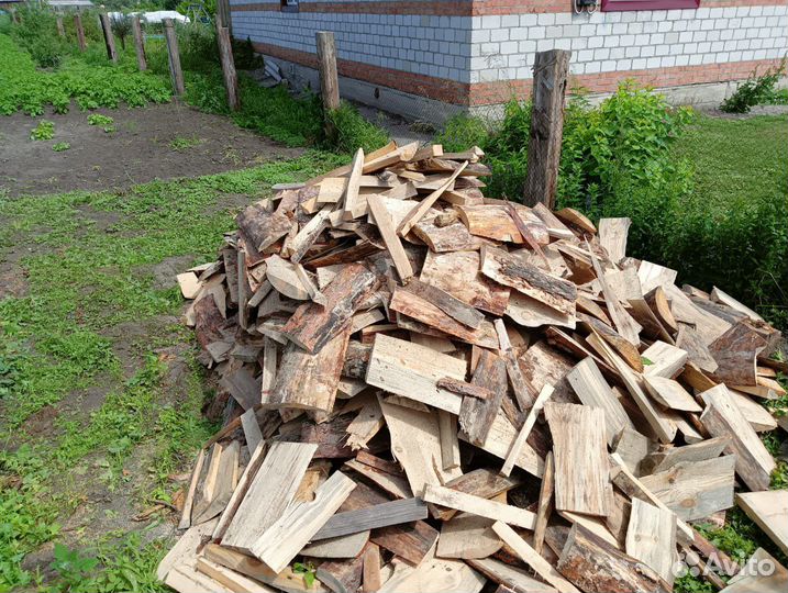 Дрова горбыль пиленный долготьем