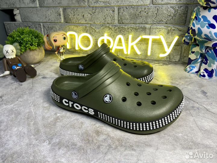 Crocs сабо мужские хаки