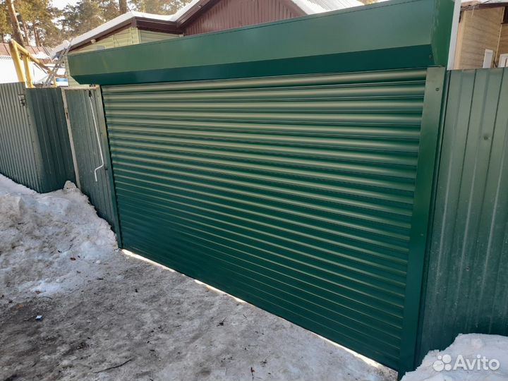 Ворота гаражные рулонные мон-ж до 2 дней