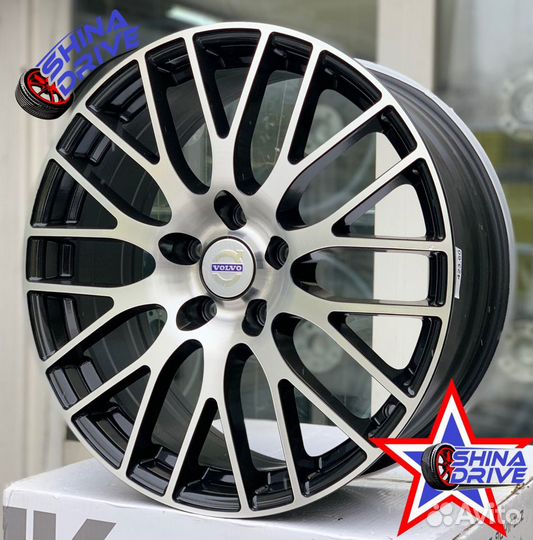Диски Volvo R18 5x108 Black Groove Gloss