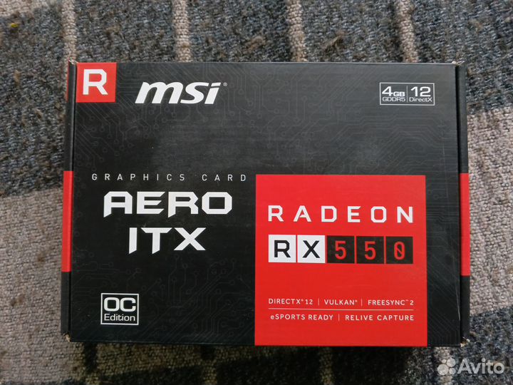 Видеокарта Radeon EX 550