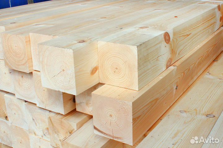 Брус камерная сушка, сосна 190х190мм, доставка