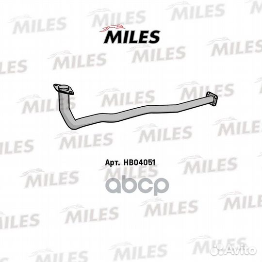 HB04051 miles Труба приемная (алюмин) HB04051 M