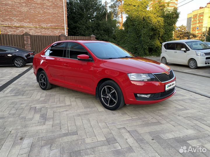 Skoda Rapid 1.6 AT, 2017, 107 812 км