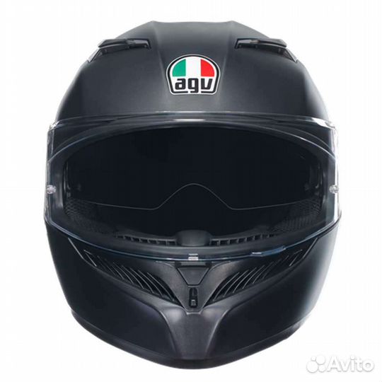 Мотошлем AGV K3 черный мат (новый)