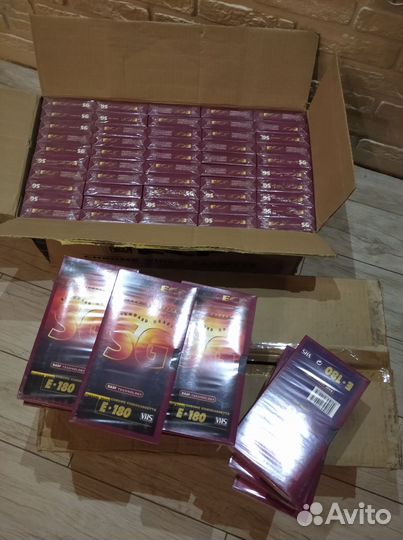 Видеокассеты vhs новые
