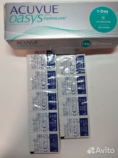 Линзы контактные однодневные