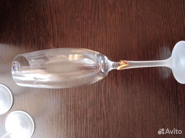 Фужеры фирменные чешское стекло- 6 шт