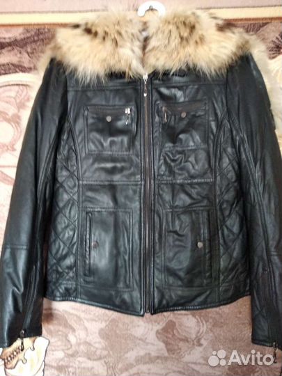 Куртка кожаная женская
