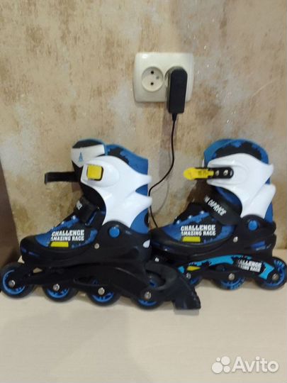 Роликовые коньки детские раздвижные