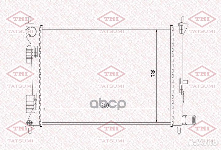 Радиатор hyundai/KIA solaris/RIO 10- 1.4/1.6