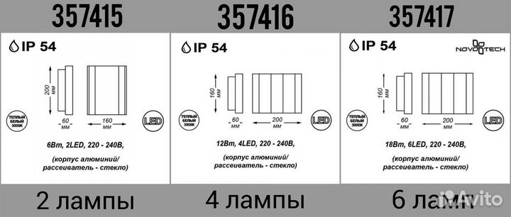 Уличный светодиодный светильник Novotech