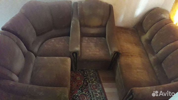Угловой диван+ кресло