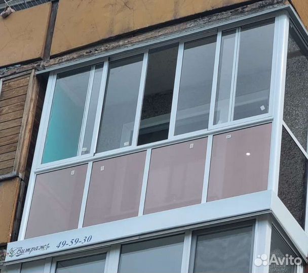 Балкон лоджия остекление