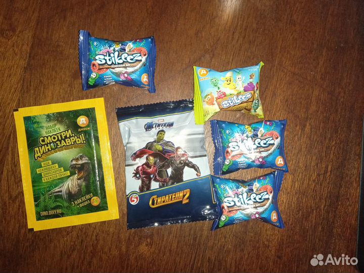 Стикизы-прилипалы, стиратели 2, смотри, динозавры