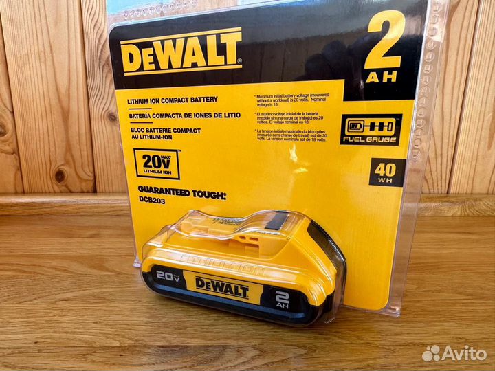 Аккумулятор Dewalt 2 Ач (dcb 203), made in USA