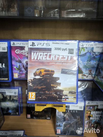 Диски игры для PS5 Wreckfest новый
