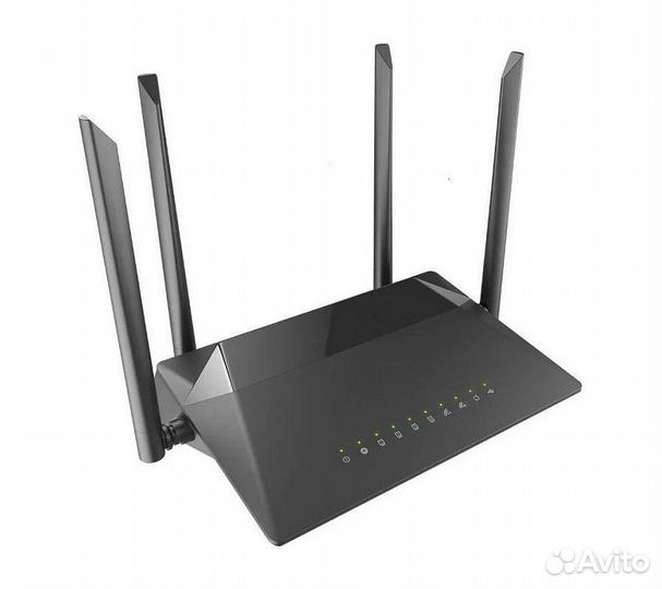 Wi-Fi роутер D-link DIR-825/RU/R, черный