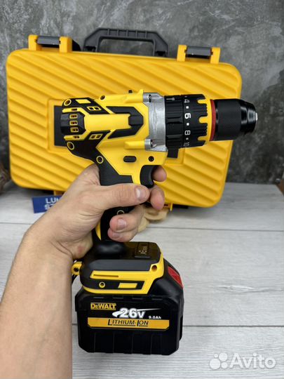 Шуруповерт для ледобура dewalt + адаптер