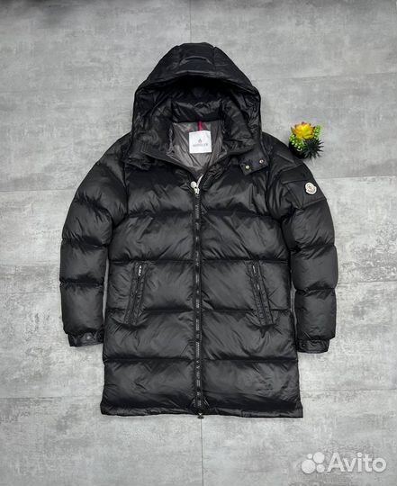 Парка пуховик Moncler удлиненная