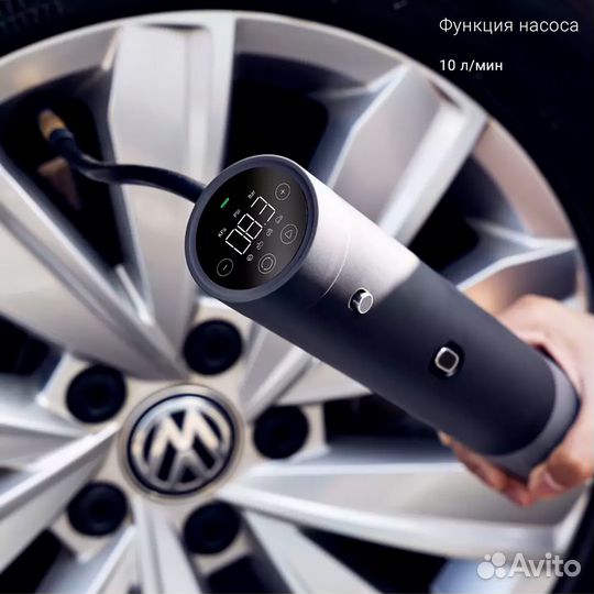 Автомобильный пылесос - компрессор 2 в 1