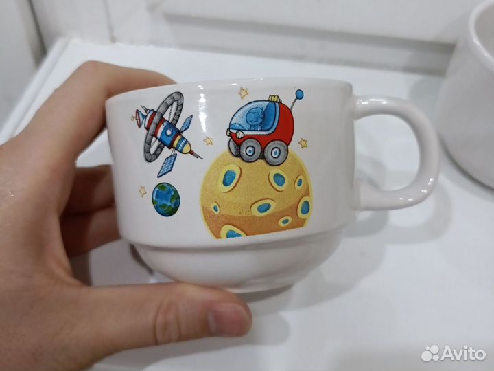 Чашки детские космос