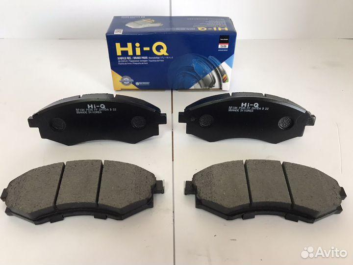 Колодки передние тормозные Hyundai Sonata 88-98