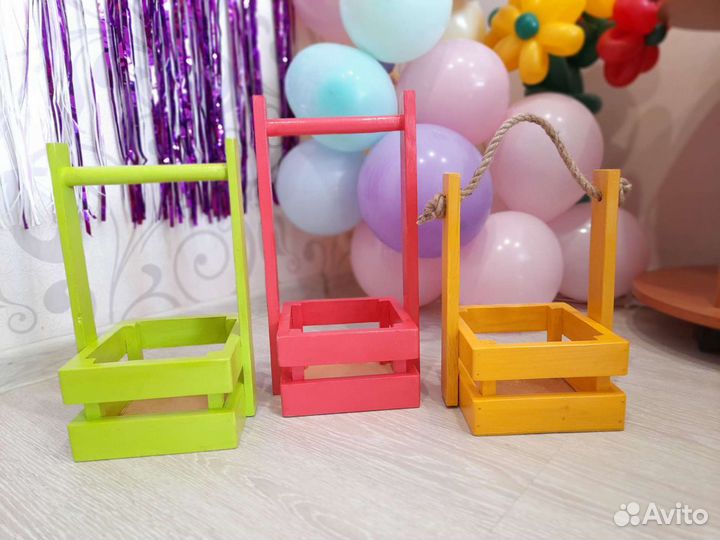 Декоративные ящики для подарков и цветов