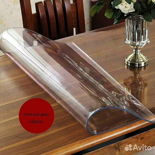 Гибкое стекло, мягкое стекло,жидкое стекло на стол