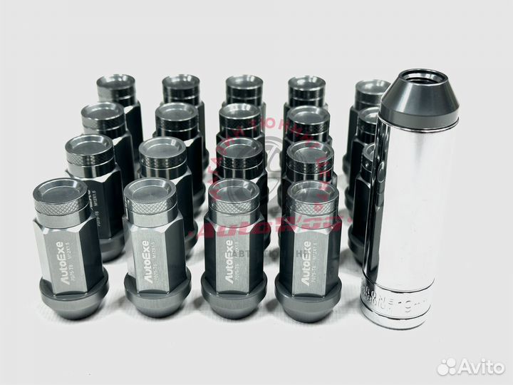 Титановые гайки колёсные Autoexe M12*1,5
