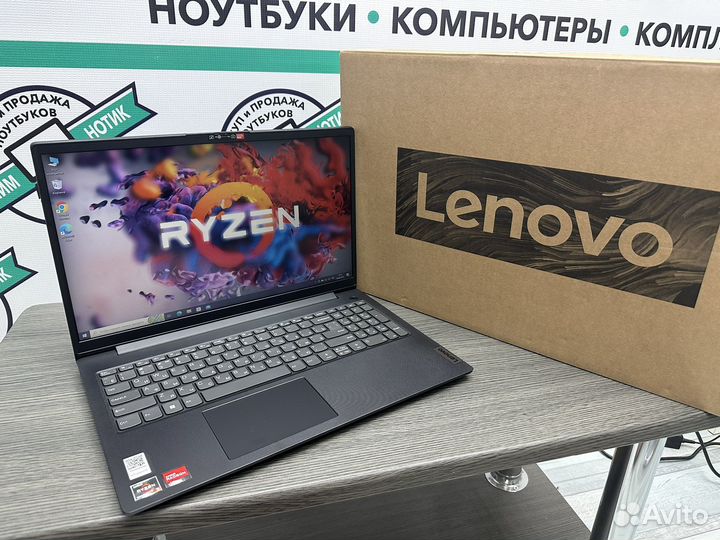 Новый 2023 Lenovo 8 ядер Ryzen 3 8Gb DDR4 SSD 256